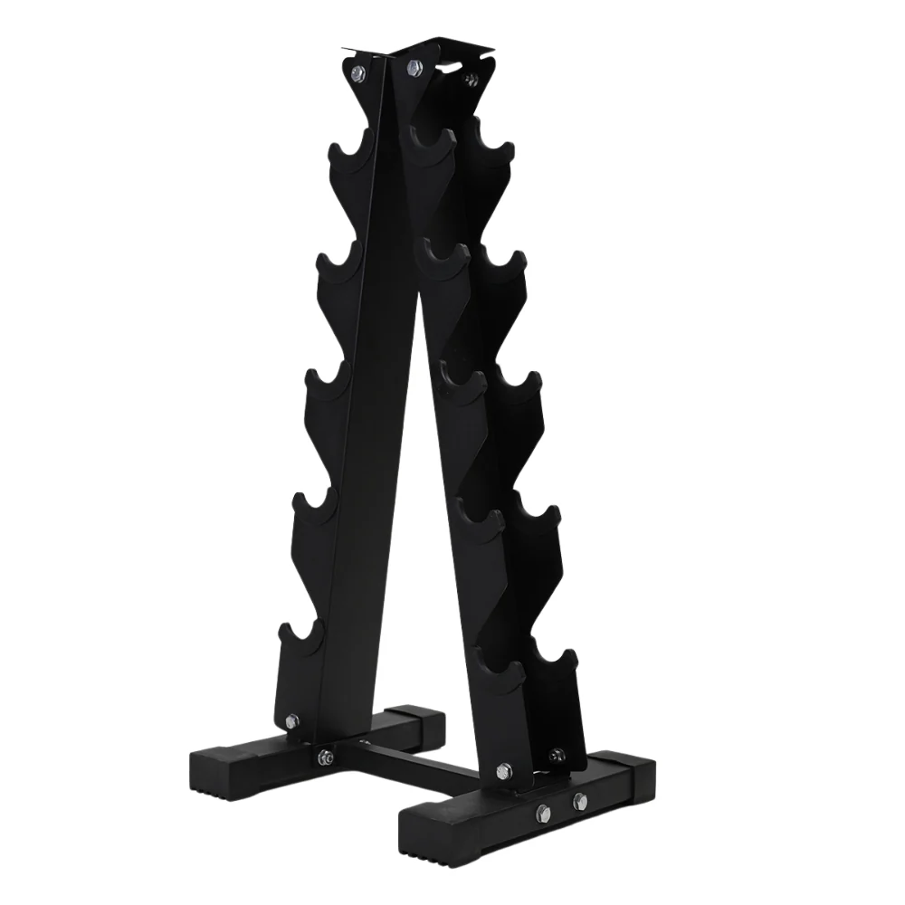 Hex Dumbbells Set, Flat Bench & Storage Rack Package - Image 5