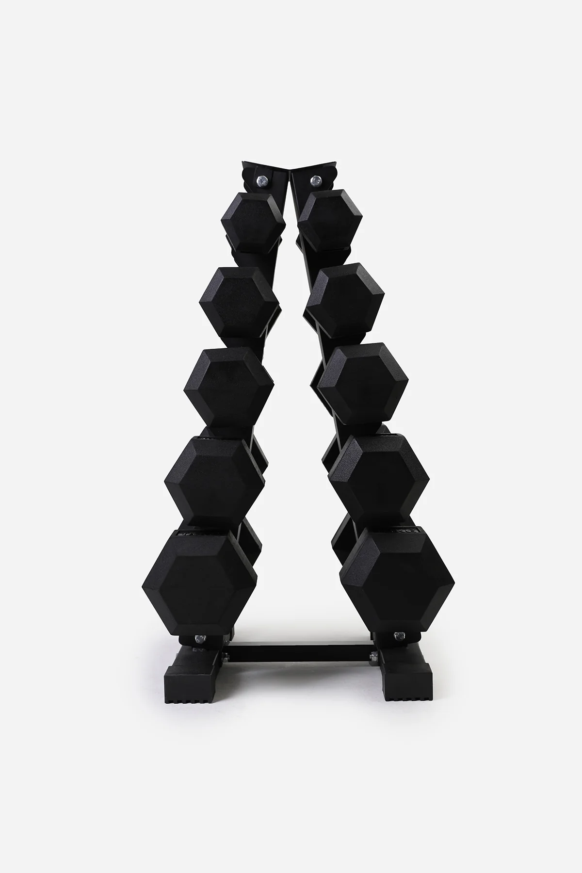 Northern Dumbbell A-Frame Storage Holder Rack Black - 5 Tier - Image 5