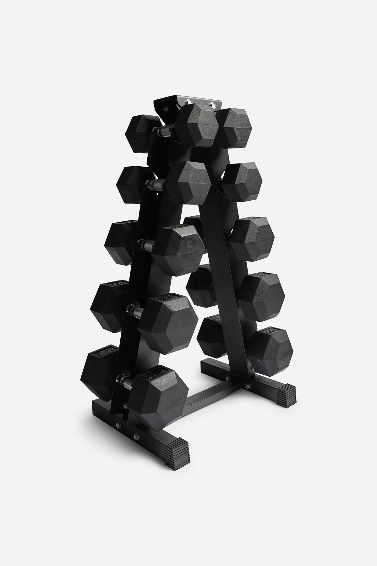 Northern Dumbbell Large A-Frame Storage Holder Rack Black - 5 Tier - Image 7