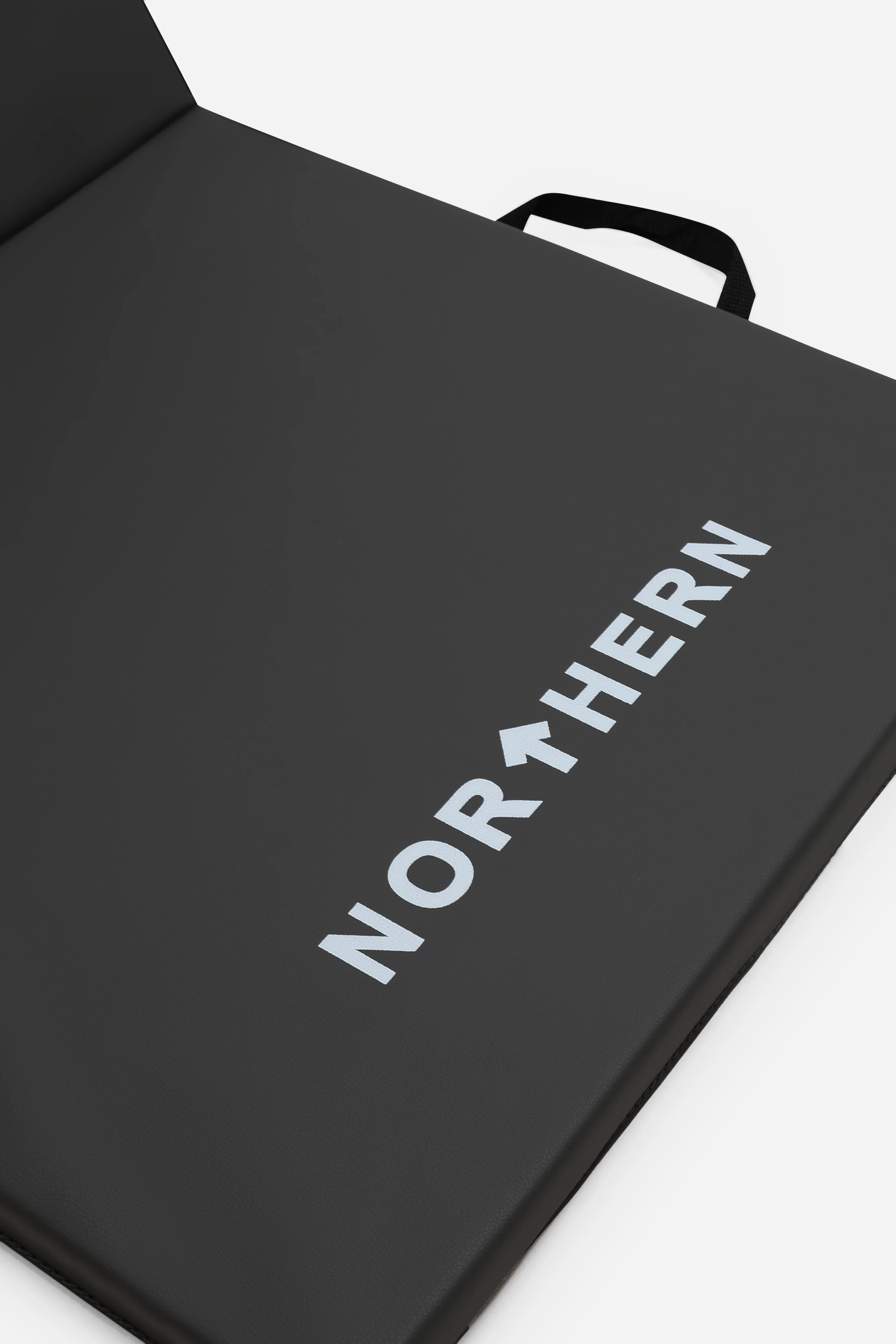 Northern Yoga Mat Tri-Folding Exercise Fitness Pilates Workout Non Slip 3 Panel Mat - Black - Image 5