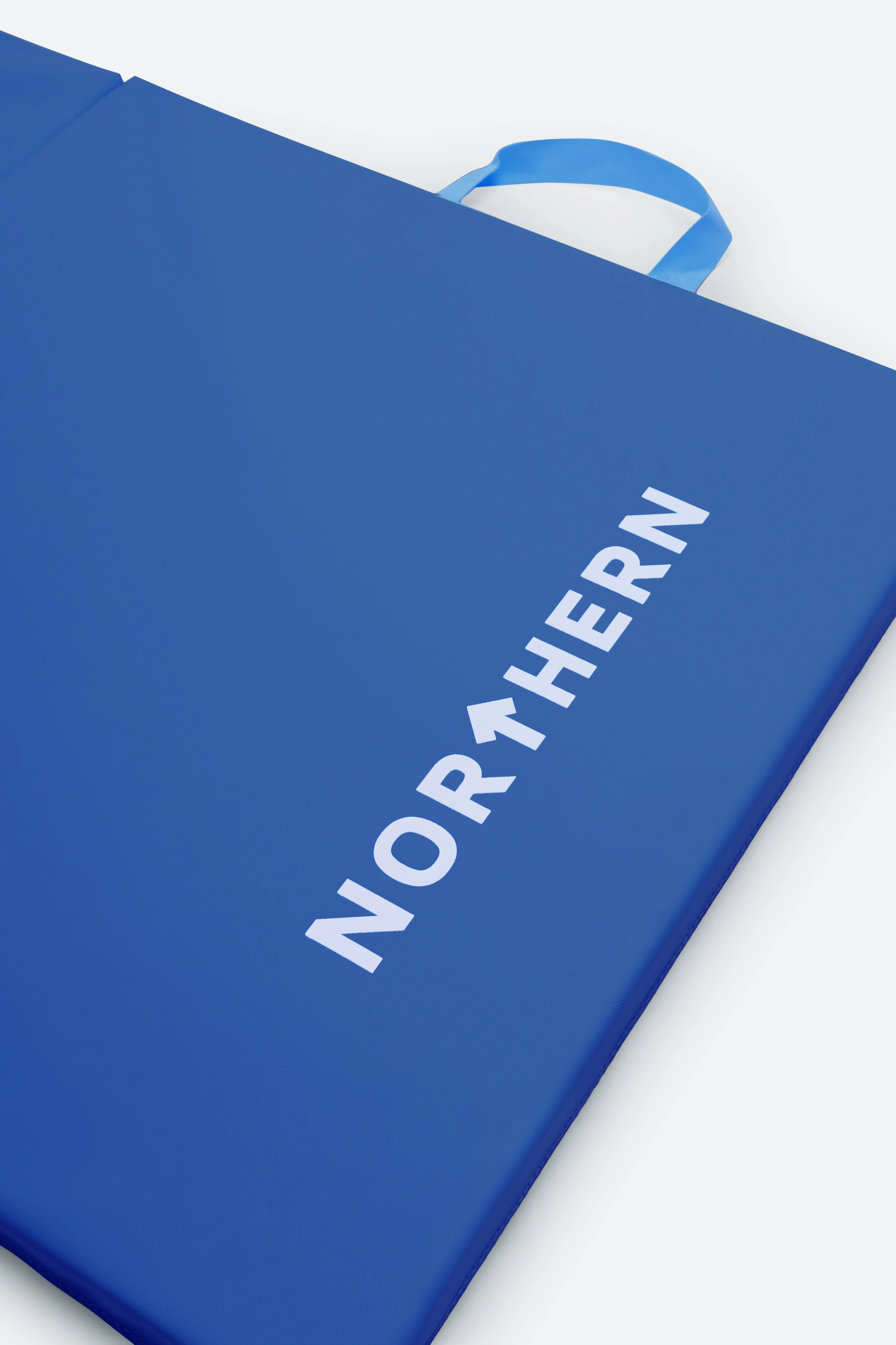 Northern Yoga Mat Tri-Folding Exercise Fitness Pilates Workout Non Slip 3 Panel Mat - Blue - Image 5