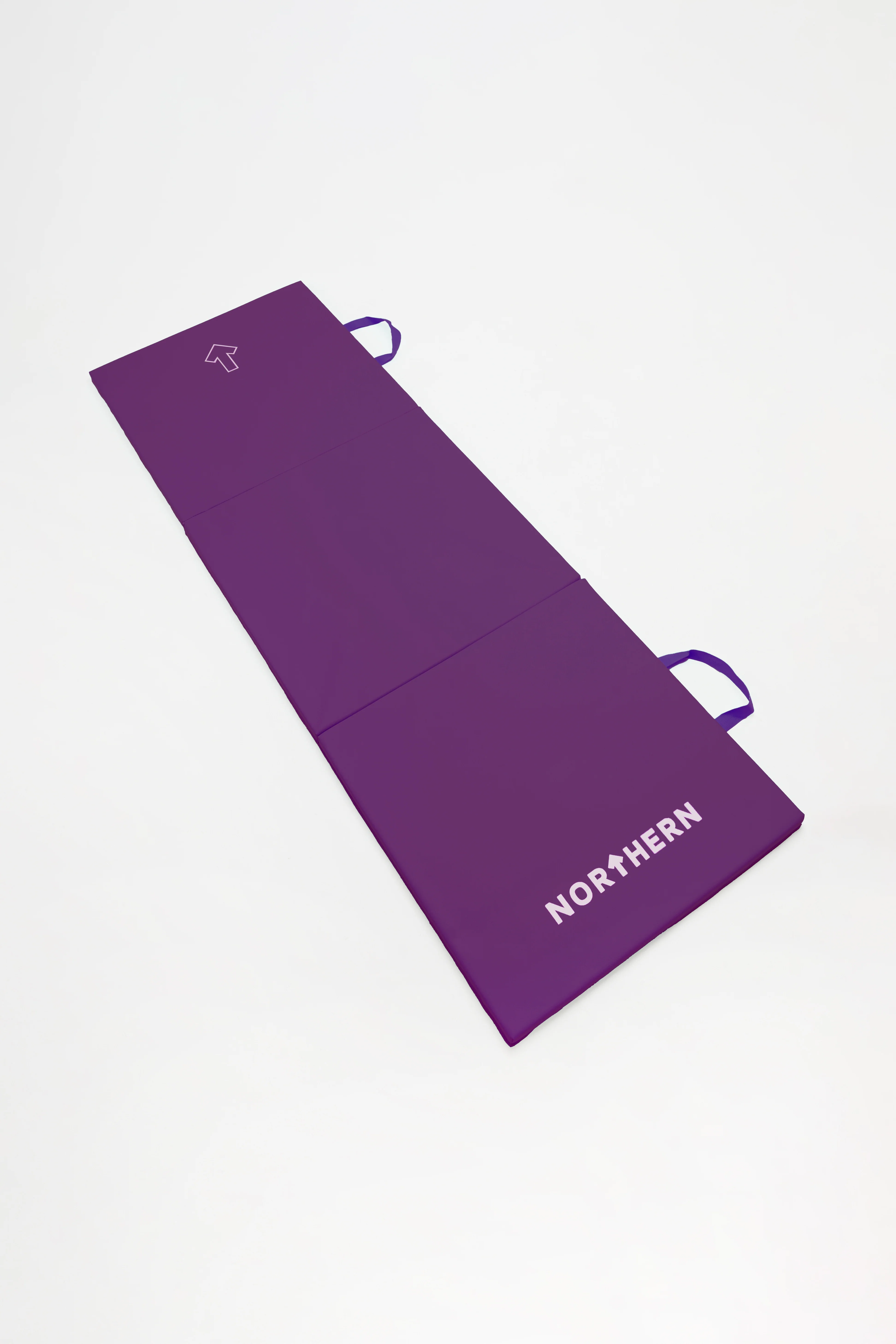 Northern Yoga Mat Tri-Folding Exercise Fitness Pilates Workout Non Slip 3 Panel Mat - Lilac - Image 3