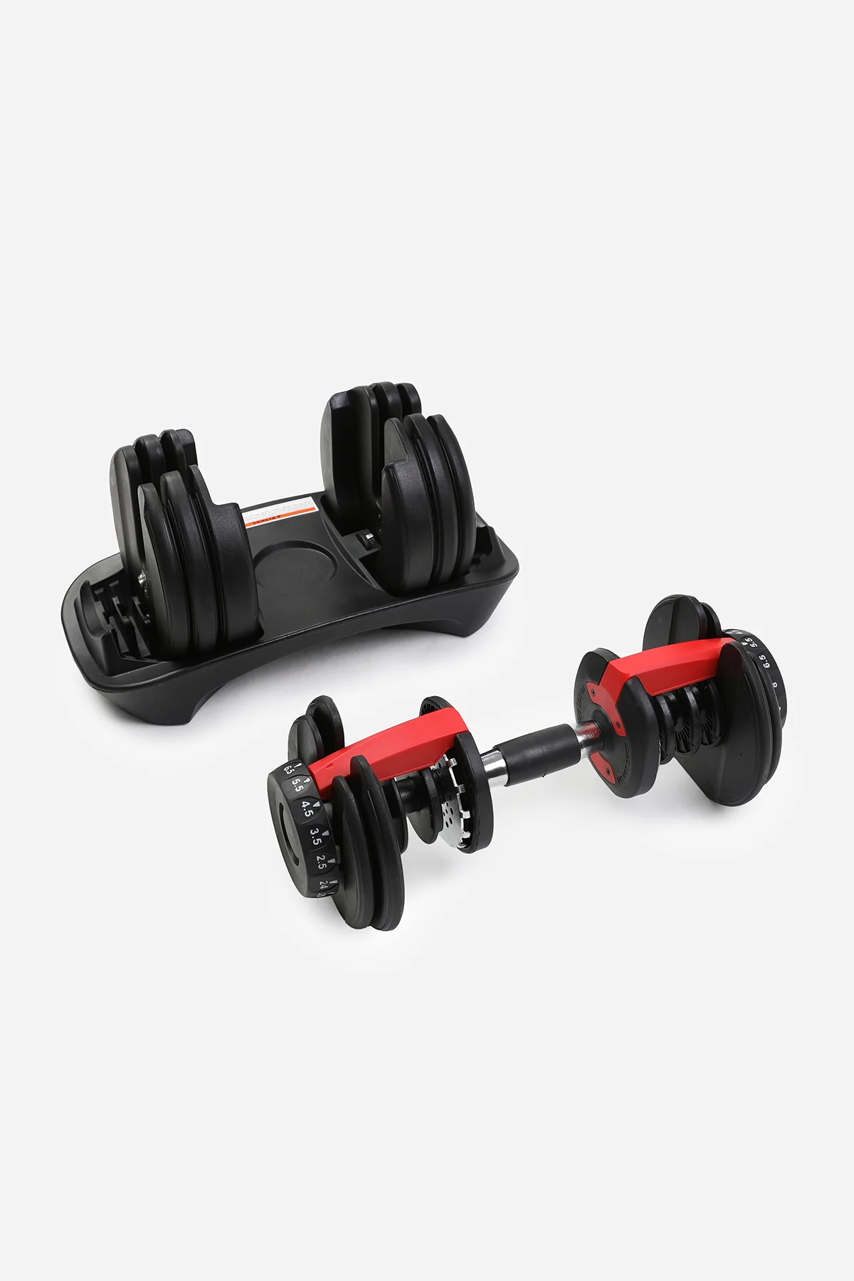 Northern Adjustable Dumbbells Set Pair 24kg Selectable Weights - Image 5