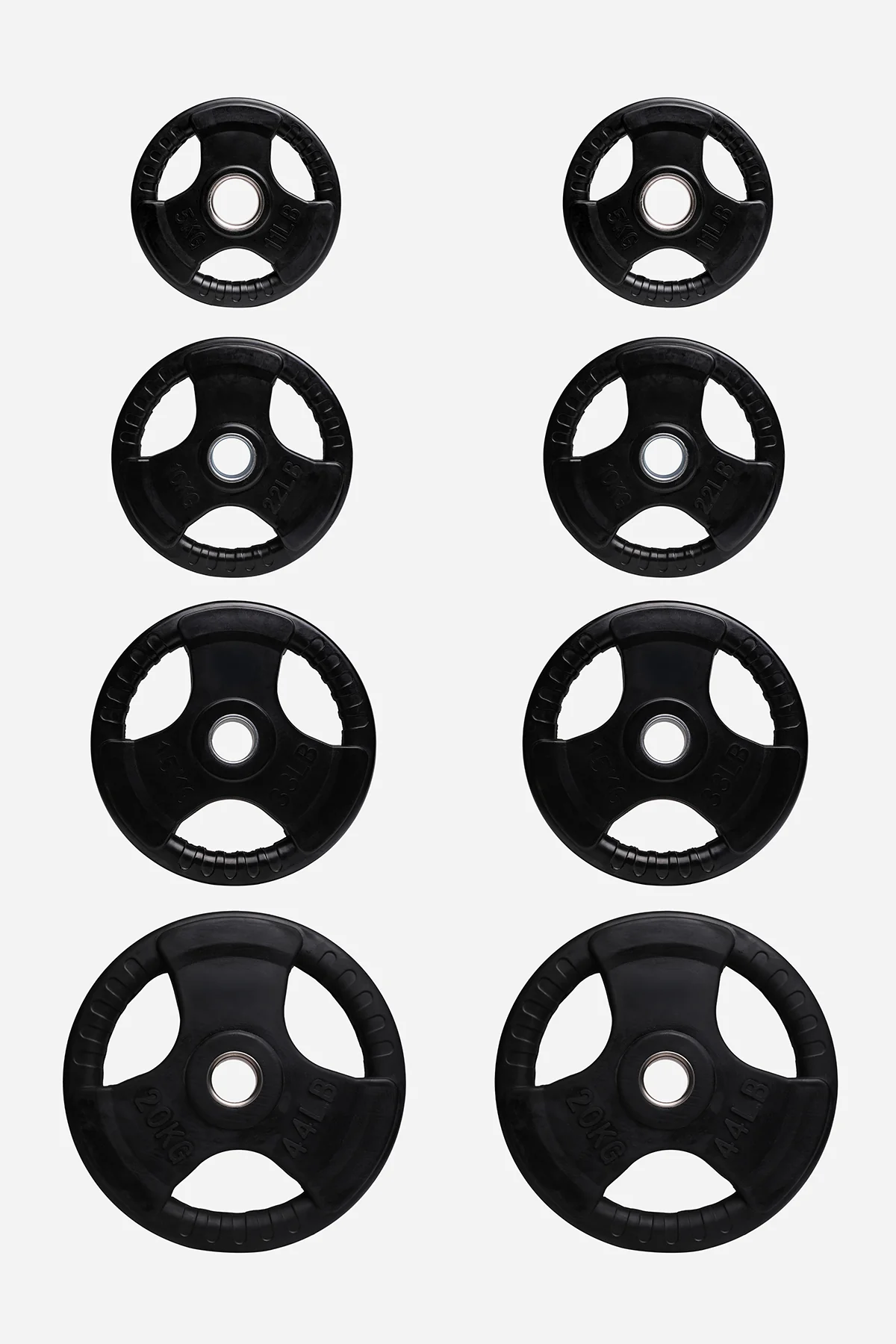 Tri-Grip Olympic Weight Plates Sets 37.5//60//100//150kg - Image 8