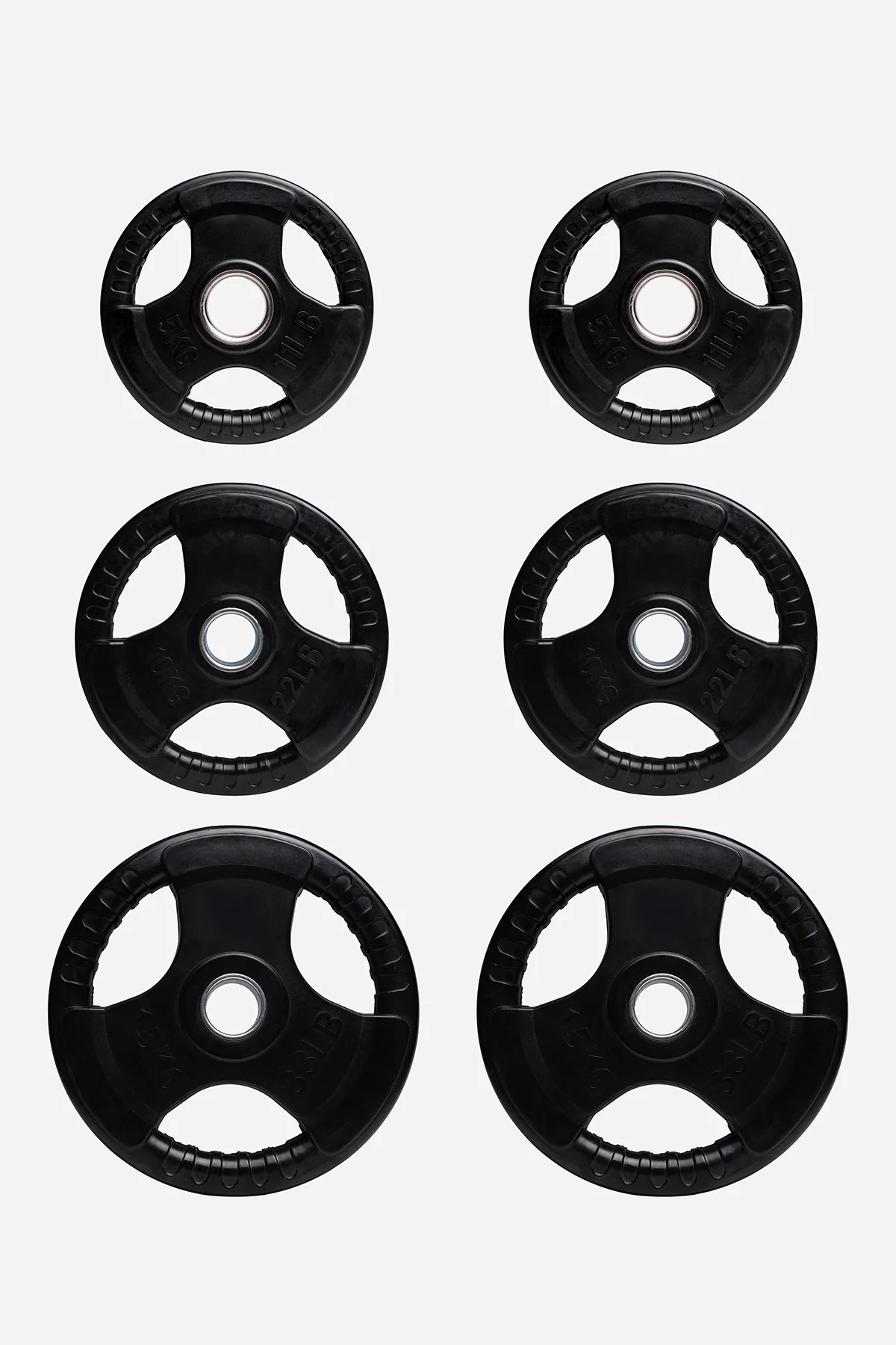 Tri-Grip Olympic Weight Plates Sets 37.5//60//100//150kg - Image 4